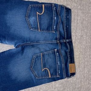 American Eagle Outfitters size 12 regular length blue super stretch jegging